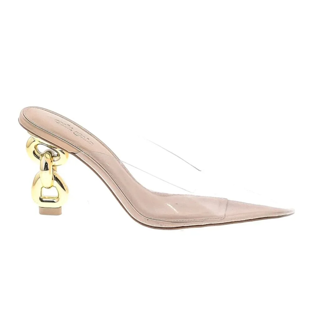 Cult Gaia Carmen Mule Shoes in Clear 36.5 - Picture 5 of 6